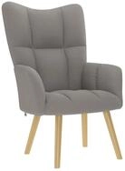 vidaXL Sessel vidaXL Relaxsessel Taupe Stoff