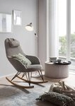 SalesFever Schaukelstuhl Entspannung pur, Bezug in moderner Cord-Optik