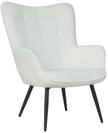 byLIVING Sessel Uta (Bezug: Samt, Webstoff, Cord, Grob-Cord, Boucl&egrave; / Farbe: