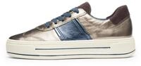 Ara CANBERRA Plateausneaker Plateausneaker, Schn&uuml;rschuh im Metallic Look, H-Weite