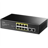 cudy FS1010P 8-Port 10/100M PoE+ Switch 2 Uplink Ports 120W Netzwerk-Switch