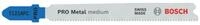 BOSCH Stichs&auml;geblatt Pro Metal medium (5 St&uuml;ck), Metal medium T121AFC, 92 mm...