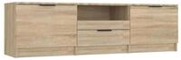 vidaXL TV-Schrank NA TV-Schrank Sonoma Eiche 140x35x40 cm Spanplatte Lowboard