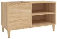 vidaXL Beistellschrank Plattenschrank Sonoma-Eiche 84,5x38x48 cm Holzwerkstoff