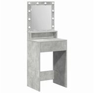 vidaXL Schminktisch Schminktisch Beton Grau 50 x 41 x 135 cm Holzwerkstoff...