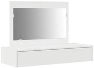vidaXL Schminktisch Schminktisch Wei&szlig; 100 x 40 x 70 cm Holzwerkstoff (1-St)