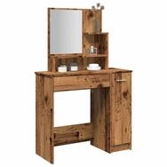 vidaXL Schminktisch Altholz-Optik Schminktisch Frisiertisch Beautytisch...