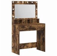 vidaXL Schminktisch Schminktisch Ger&auml;ucherte Eiche 75,5 x 41 x 135 cm...