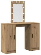vidaXL Schminktisch Schminktisch Braun 102 x 33 x 135 cm Holzwerkstoff (1-St)