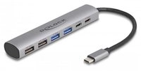 Delock USB-Verteiler Delock 64232 USB-Hub 4+2 Port USB-A, USB-C&reg; USB 3.2 Gen2...