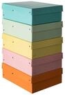Falken Archivcontainer 5x PURE Box Pastell A4 F&uuml;llh&ouml;he 100 mm Farben pastell...