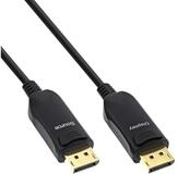 Inline DisplayPort 2.1 AOC Kabel, UHBR 13.5, optisch, aktiv, schwarz, 15m...