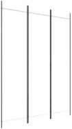 vidaXL Paravent, 3-tlg. Raumteiler Wei&szlig; 150x200 cm Stoff
