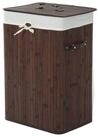 HOMCOM W&auml;schekorb (W&auml;schekorb, 1 St., W&auml;schebox), Bambus, faltbar, 72L,