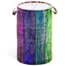 Sanilo W&auml;schekorb Rainbow, 60 Liter, faltbar, mit Sichtschutz und Griffen,...
