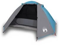 vidaXL Kuppelzelt Kuppel-Campingzelt 2 Personen Blau Wasserdicht, Personen: 2...