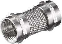 Goobay Goobay F-Verbinder: F-Stecker > F-Stecker - Adapter-Stecker aus Zink...