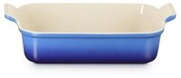 LE CREUSET Auflaufform LeCreuset Auflaufform rechteckig 32cm Tradition, Azure,