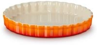 LE CREUSET Auflaufform Tarteform Tradition ofenrot 24cm, Steinzeug