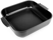 PEUGEOT Auflaufform APPOLIA Keramik 36cm Quadratisch Satin-Schwarz, Keramik,...