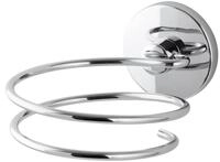FACKELMANN Haartrocknerhalter Haartrockner-Halter VISION, verchromter F&ouml;nhalter,
