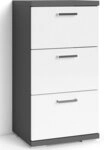 byLIVING Badkommode Nebraska, Breite 35 cm, Badezimmerschrank mit Metallgriffen, 3