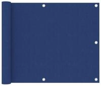 vidaXL Seitenmarkise 75 x 400 cm Balkon Sichtschutz Blau 75x400 cm Oxford-Gewebe