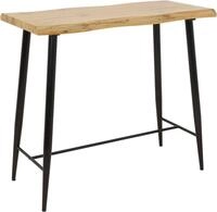 HELA Bartisch GABI, Baumkantentisch, 120 cm Breite, Industrial Design,...