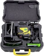 PREXISO Nivellierkeil 360&deg;-Linienlaser gr&uuml;ner Laser, inkl. 360&deg; Laser, inkl. Akku,