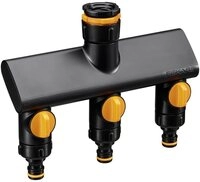 Fiskars Font&auml;nenaufsatz Fiskars 1070578 Comfort 3-Wege-Verteiler mit Regulierventil