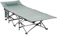24Move Feldbett Feldbett, Gartenliege, Campingbett bis 150 kg, klappbar, zelten