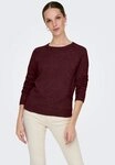 ONLY Rundhalspullover ONLRICA LIFE L/S PULLOVER KNT NOOS Materialmix, regular fit