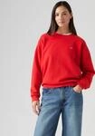 Sweatshirt LEVI'S "EVERYDAY CREW SWEATSHIRT", Damen, Gr. S (36), rot (true rot),