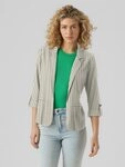 Vero Moda Kurzblazer VMJESMILO 3/4 LOOSE BLAZER WVN NOOS mit Leinen