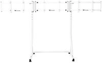 Thermaltake B&uuml;rostuhl Thermaltake Triple Monitor Stand Pro Snow