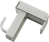 GARDINIA Klemmtr&auml;ger f&uuml;r Vitragestangen/Cafehausstangen, Vitragestangen,
