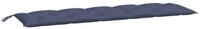 vidaXL Sitzauflage Gartenbank-Auflagen 2 Stk. Marineblau 180x50x7 cm...