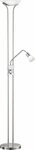 TRIO Leuchten LED Deckenfluter Santo II, Dimmfunktion, Lesearm, LED fest integriert,