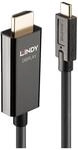 Lindy Videokabel-Adapter 5 m USB Typ-C HDMI Typ A (Standard 43315 HDMI-Kabel,...
