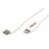 ROLINE USB Sync- & Ladekabel, Typ C / 8pin Connector USB-Kabel, USB Typ C (USB-C)