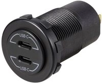 VOLTCRAFT Kfz-Relais VOLTCRAFT USB-C&reg;-Doppelsteckdose 9V-30V-60W Belastbarkeit...