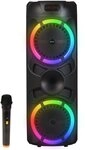 Denver BPS-459 Party-Lautsprecher 1.0 (Dual Woofer) (Bluetooth, 400 W, 2&times;8"...