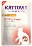 Kattovit Niere/Renal Pat&eacute; mit Huhn 85 g - 10 St&uuml;ck, f&uuml;r: Katze