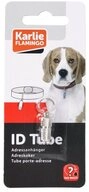 Karlie Hundehalsband-Anh&auml;nger Adresstube silber f&uuml;r Hunde