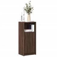 vidaXL Sideboard, LED-Sideboard Braun Eichen-Optik 42,5x34x100 cm Holzwerkstoff