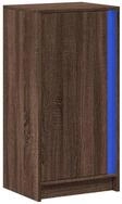 vidaXL Sideboard LED-Sideboard Braun Eichen-Optik 42,5x34x85 cm Holzwerkstoff...