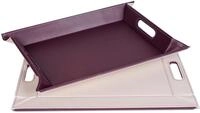 freeform Tablett DUO, 2-farbiges Wendetablett, Tablett und Tisch-Set in einem,