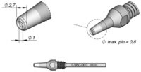 JBC Tools L&ouml;tkolben JBC Tools C560003 Entl&ouml;tspitze Spitzen-Gr&ouml;&szlig;e 2.7 mm...