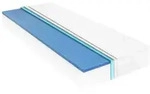 Boxspringmatratze Matratze 100 x 200 cm Viskoelastischer Memory-Schaum 18 cm H2,