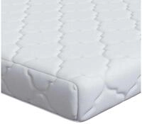 Boxspringmatratze Matratze Wei&szlig; 180 x 200 cm Jacquard-Stoff, vidaXL, 10.5 cm...